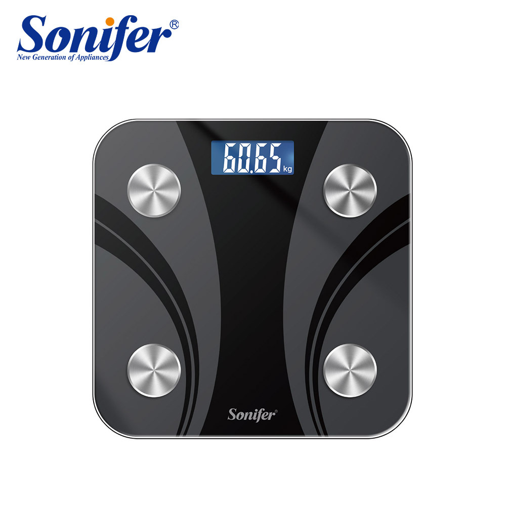 Sonifer 蓝牙家用数码玻璃电子体脂秤 Body Scale SF-1917