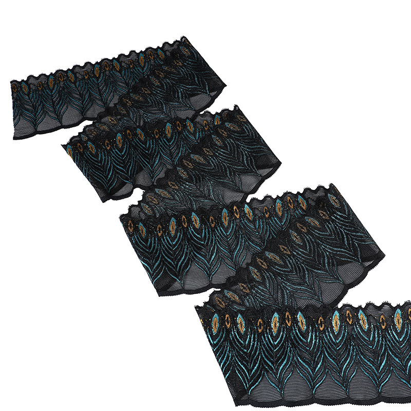 Factory direct supply of new flat underwear lace clothing skirt hem barcode 4.5cm cotton nylon lace trim accessories Item Picture