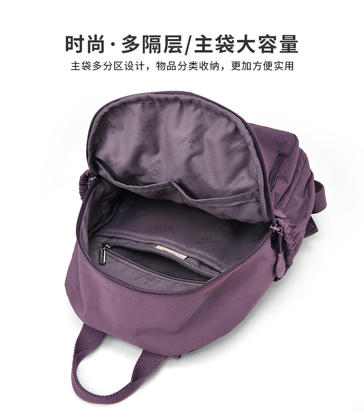 2026新款小型双肩包女时尚百搭大容量通勤背包轻便旅行小背包胸包详情7