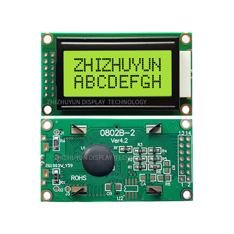 Va Black Film Lcd/Lcm Display English Character Lcd Module 0802B-2 English Screen Item Picture
