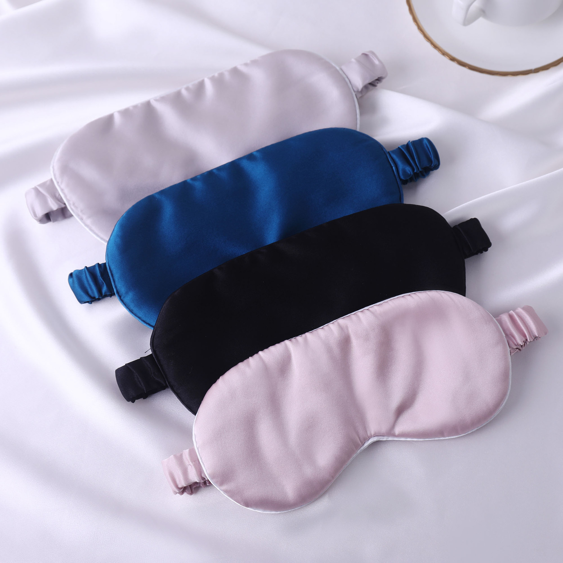 Silk Eye Mask 22 M Double-Sided Mulberry Silk Shade Sleep Eye Mask Wholesale Spot full figure