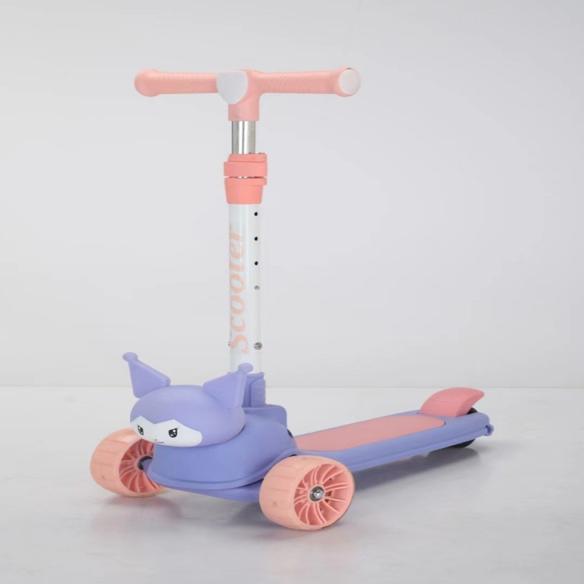New children's scooters for foreign trade, children's single-leg sliding yo-yo and three-wheel sliding baby walkers Specification image
