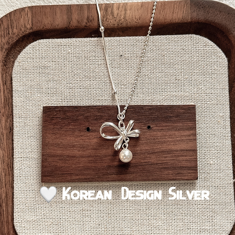 项链/不锈钢项链/首饰/珍珠项链/水钻瓜链项链细节图