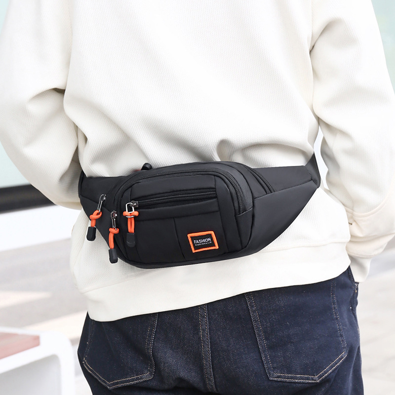 男士腰包实物图