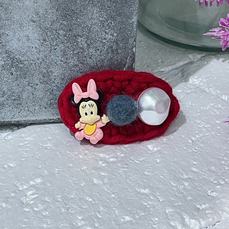 Boss Brother's new woolen Disney diamond pair features original Korean and Japanese designs, exuding a unique and feminine charm Item Picture