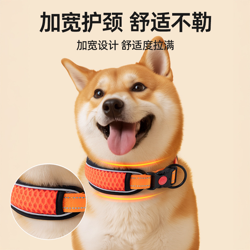 不勒脖脖圈狗狗项圈脖套狗链颈圈中型犬遛狗绳子牵引绳宠物防咬详情4