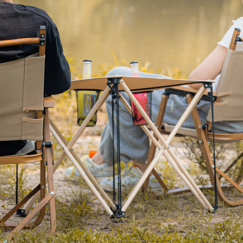 Dacheng Outdoor Camping Equipment Folding Table And Chair Portable Picnic Table Square Table Camping Table And Chair Set Application Scenario