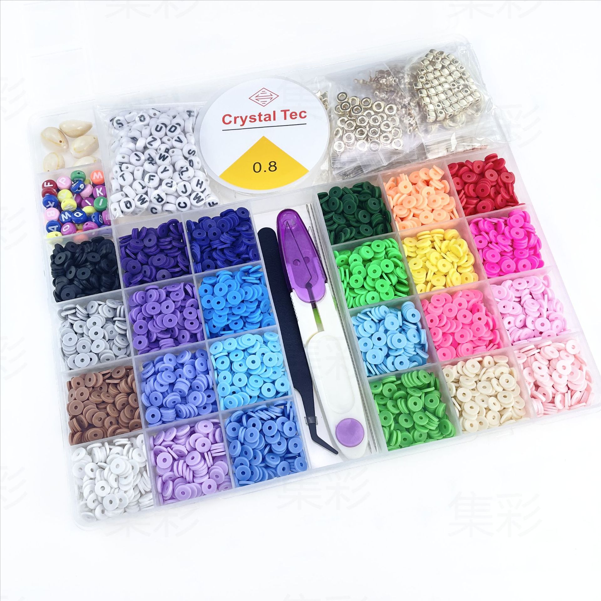 Amazon Burst 6000Pcs Polymer Clay Accessories Children Diy Handmade Box Application Scenario