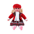 穿裙子洋娃娃 优质棉填充娃娃仿真搪胶玩具跨境热卖婴儿安抚玩具