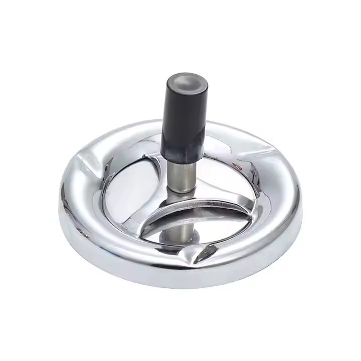 Household Stainless Steel Ashtray Large Fireproof Metal Ashtray Finger Press Rotary Ashtray Manufacturers Wholesale Application Scenario