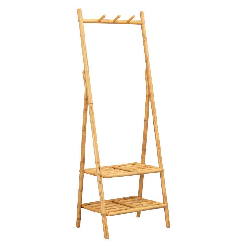 Simple coat rack, Zen-inspired clothes hanger, floor-standing simple rack, towel storage rack, modern multi-functional floor-standing hat rack Item Picture