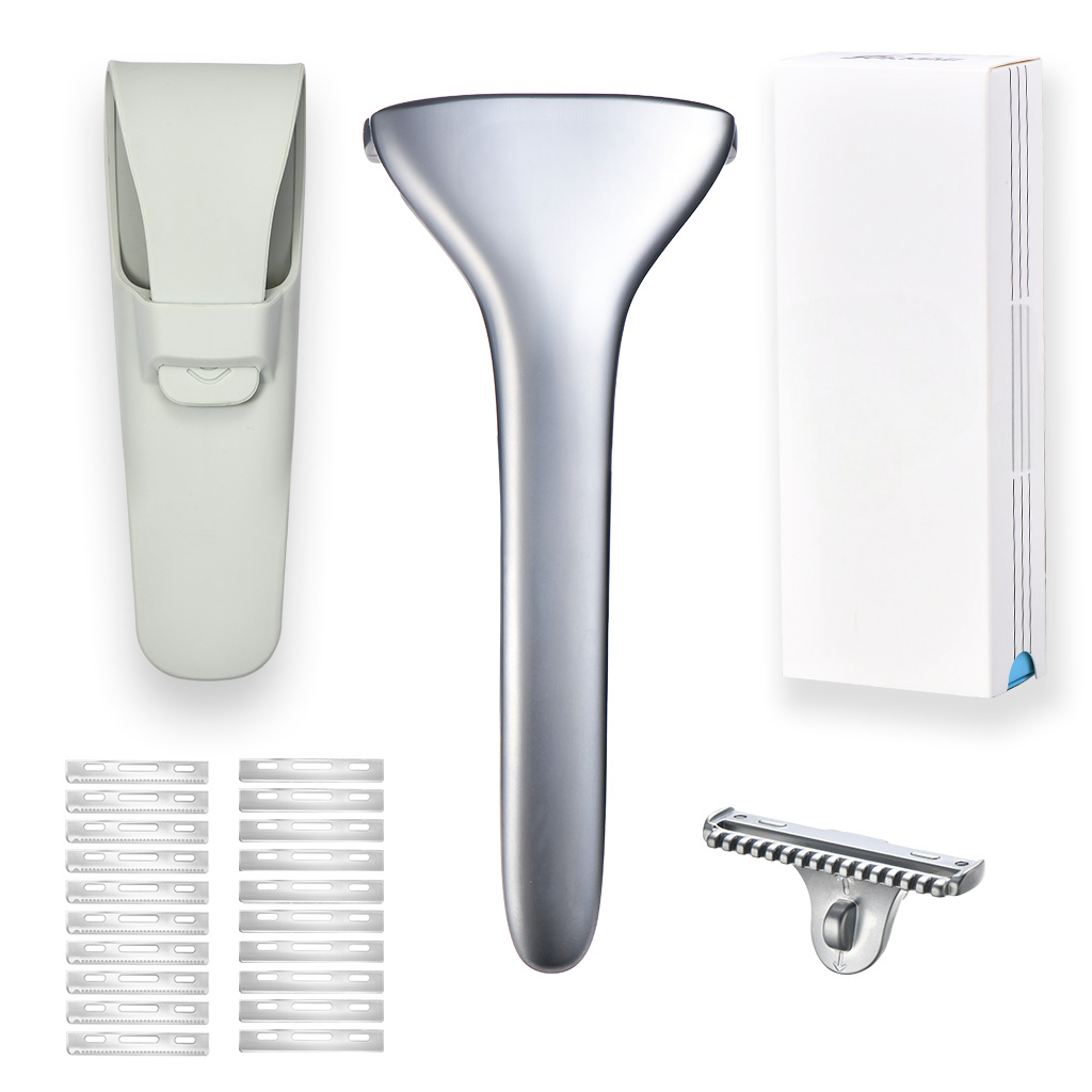 New manual razors, old-fashioned manual shavers, zinc alloy facial and shaving blades, cross-border wholesale of shaving blades Item Picture