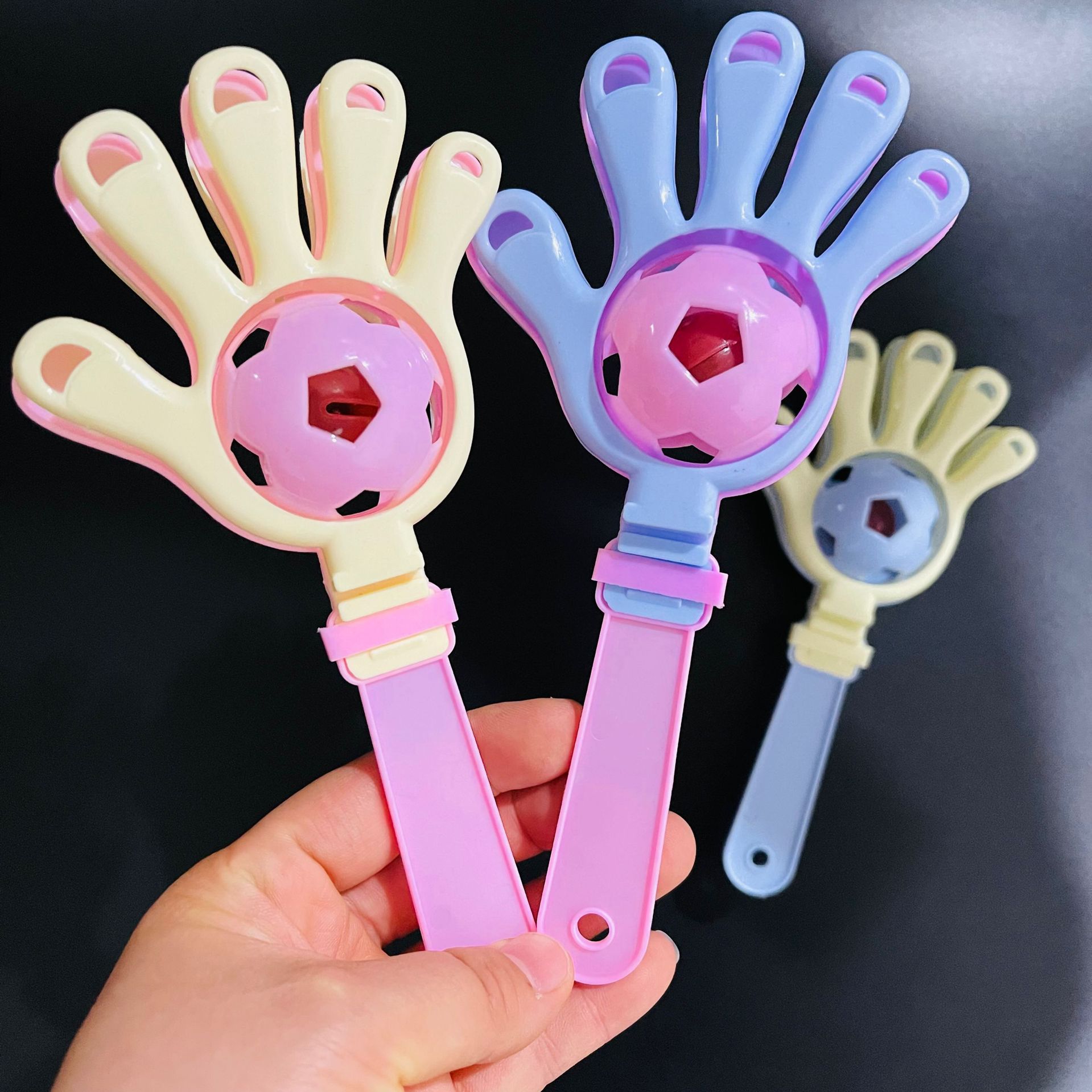 【 Zone 3-7 】17com Hand-cranked Bell 12/ Package 1296/ piece Hand-cranked Bell, Educational hand-cranked bell, Baby Grasping Training Toy, Hand-held musical instrument, hand-cranked gift 1 yuan wholesale Item Picture