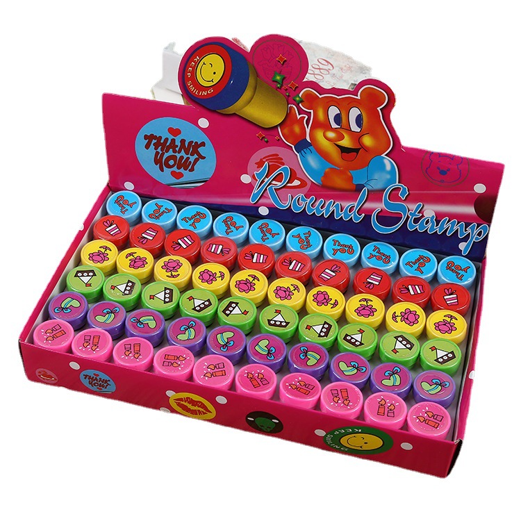 Wholesale of creative student prizes, cartoon stamps, Children's Day gifts, encouraging stamps and reward stamps Item Picture