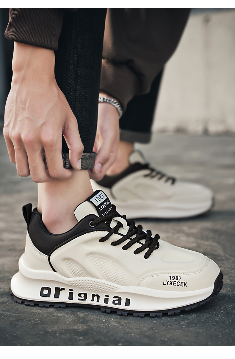 男鞋春季2025新款网红爆款青少年软底休闲运动鞋设计感潮牌老爹鞋详情12