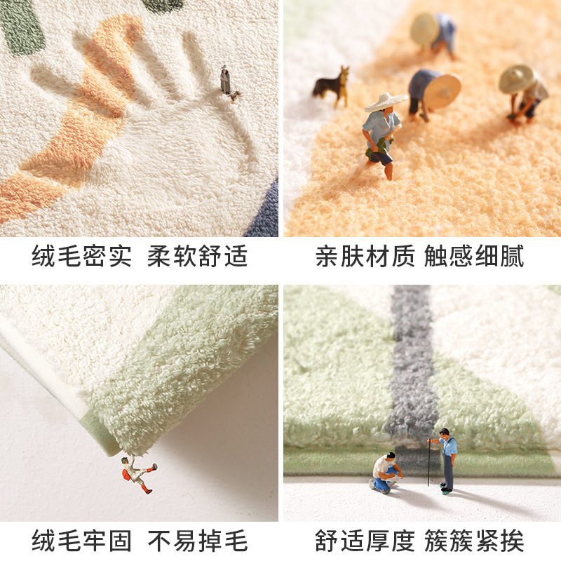 客厅茶几地毯/衣帽间地垫/床边毯产品图