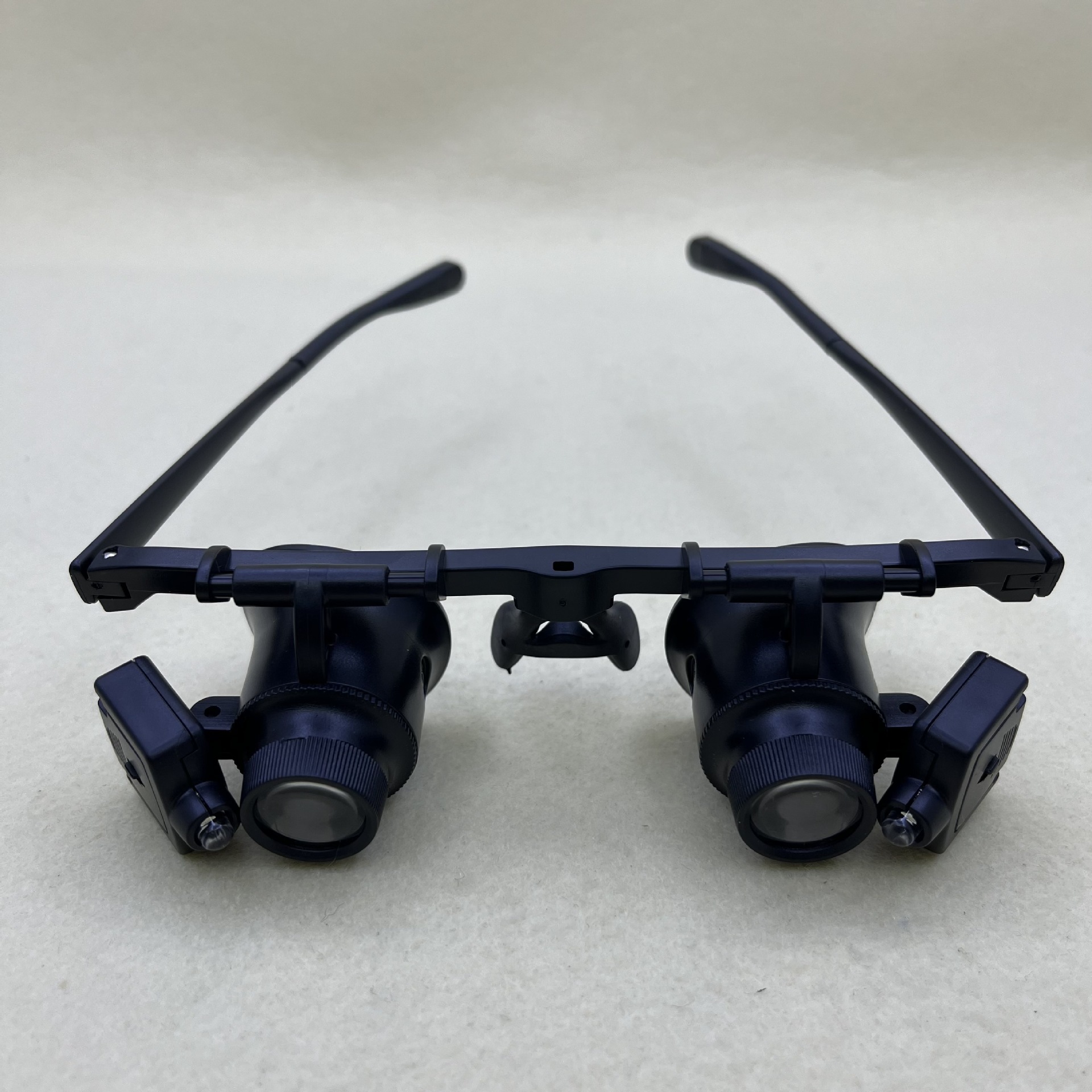 New 9892A-IIP head-mounted glasses with LED light 25x magnifying glass for watch inspection, repair and jewelry appraisal Item Picture