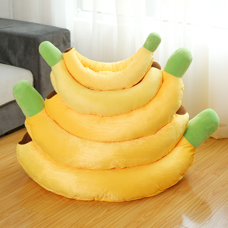 Banana Boat cat bed, pet cat and dog bed mat, soft, comfortable and warm. Wholesale of cat beds, dog beds and pet supplies Application Scenario