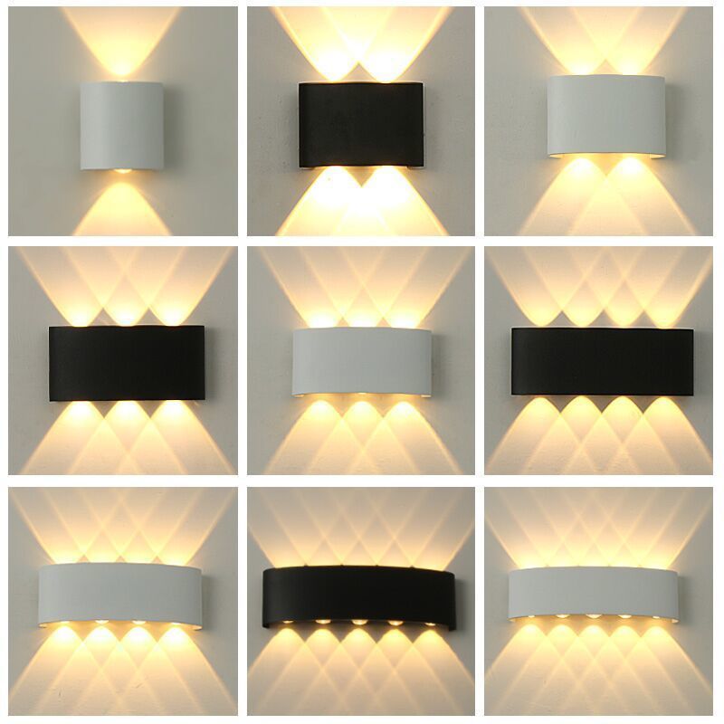 Cross-border waterproof wall lamp, LED hotel bedside lamp, living room staircase, hotel light luxury double-head lamp, outdoor sensor wall lamp Application Scenario