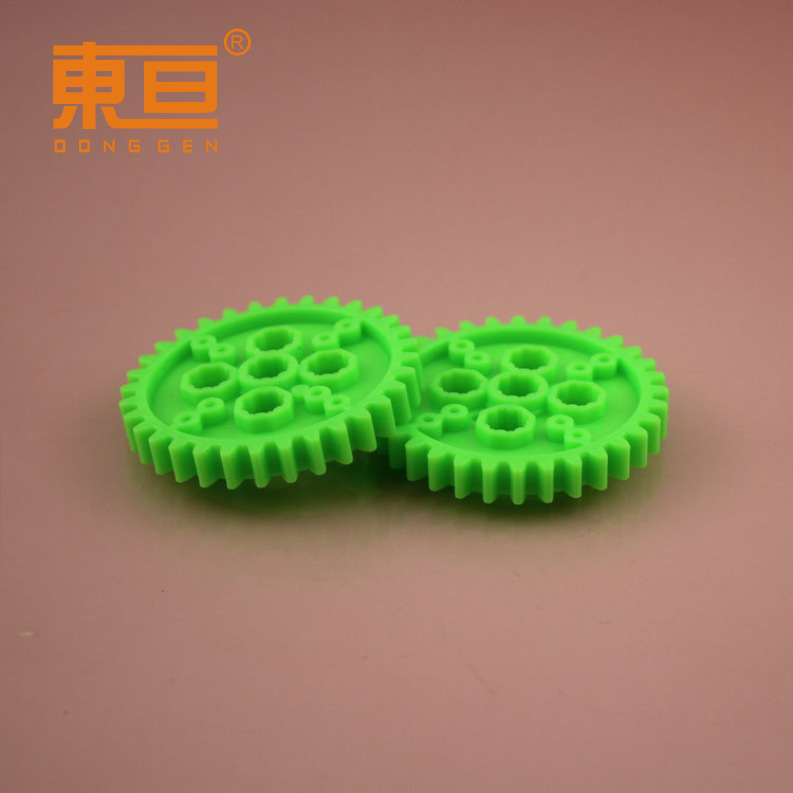 BJCP327Ar Soft green octagonal tooth plate soft tooth plate building block soft tooth plate octagonal hole thick tooth plate Specification image