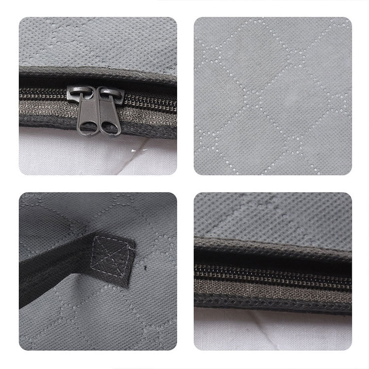 Cross-border bestseller side-opening window bed bottom storage bag, non-woven fabric cotton quilt, clothing, household storage, dust-proof and moisture-proof organization bag Specification image