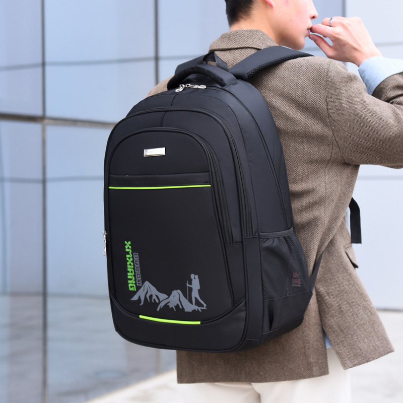Large-capacity travel backpack for men, 60-liter outdoor travel, mountaineering, waterproof backpack, business trip and work bag, new school bag Application Scenario
