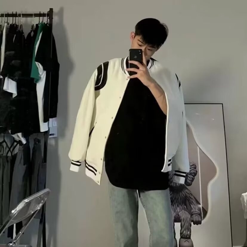 男士夹克实物图