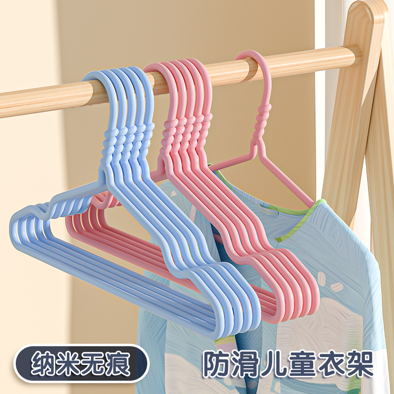 衣架/宽塑料衣架/无痕衣架/衣架塑料宽/衣架植绒产品图