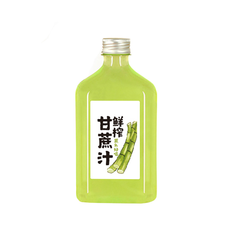 Factory direct sales of disposable pet food-grade sugarcane bottles, oil tangerine bottles, beverage juice, and transparent sugarcane juice bottles Item Picture