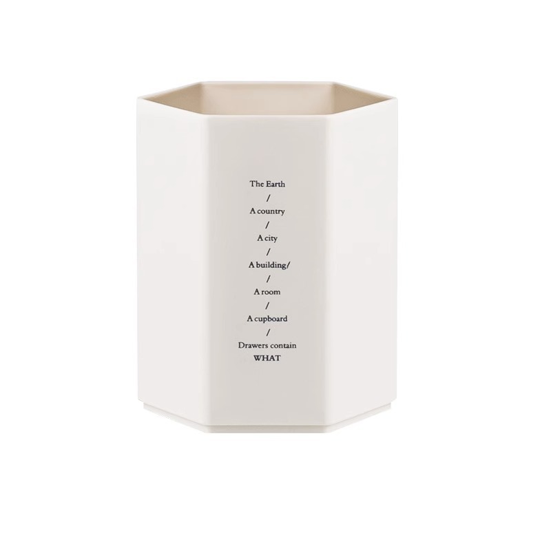 笔筒办公室学生桌面轻奢笔桶儿童女孩男孩大容量创意文具简约风格