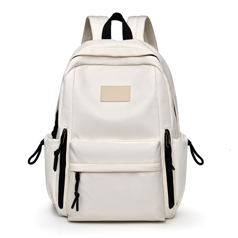 跨境新款休闲双肩包简约双肩包初中高中生大学生时尚大容量背包女