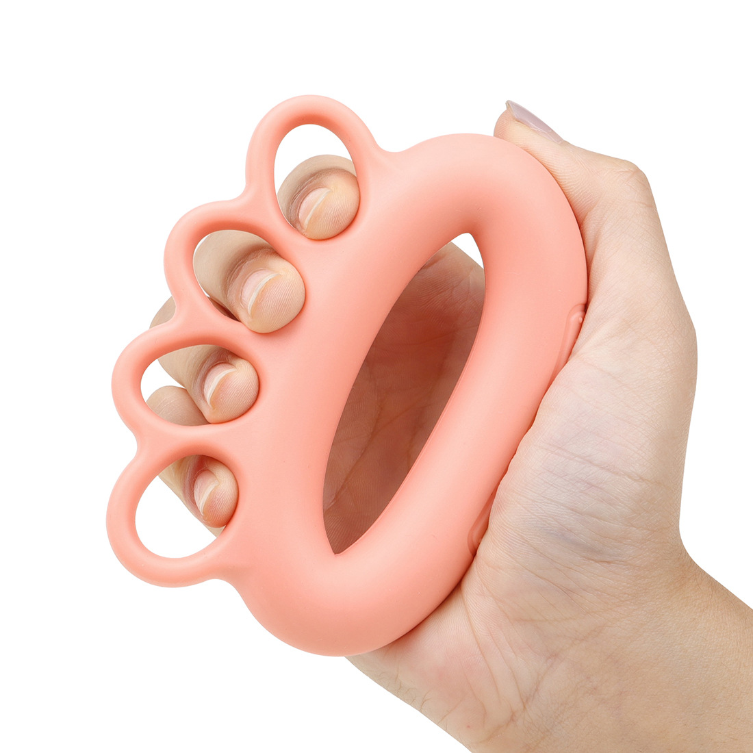 Children and adults, piano and guitar silicone balls, finger strength trainers, grip strength trainers, five-finger grip strength trainers, hand massage rings Item Picture