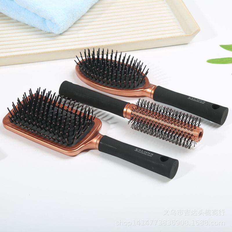 Air Bag Curly Hair Comb Inner Buckle Cylinder Roll Comb Blow Hair Styling Curl Comb Salon Home Air Cushion Female Short Hair Long Hair Specification drawing