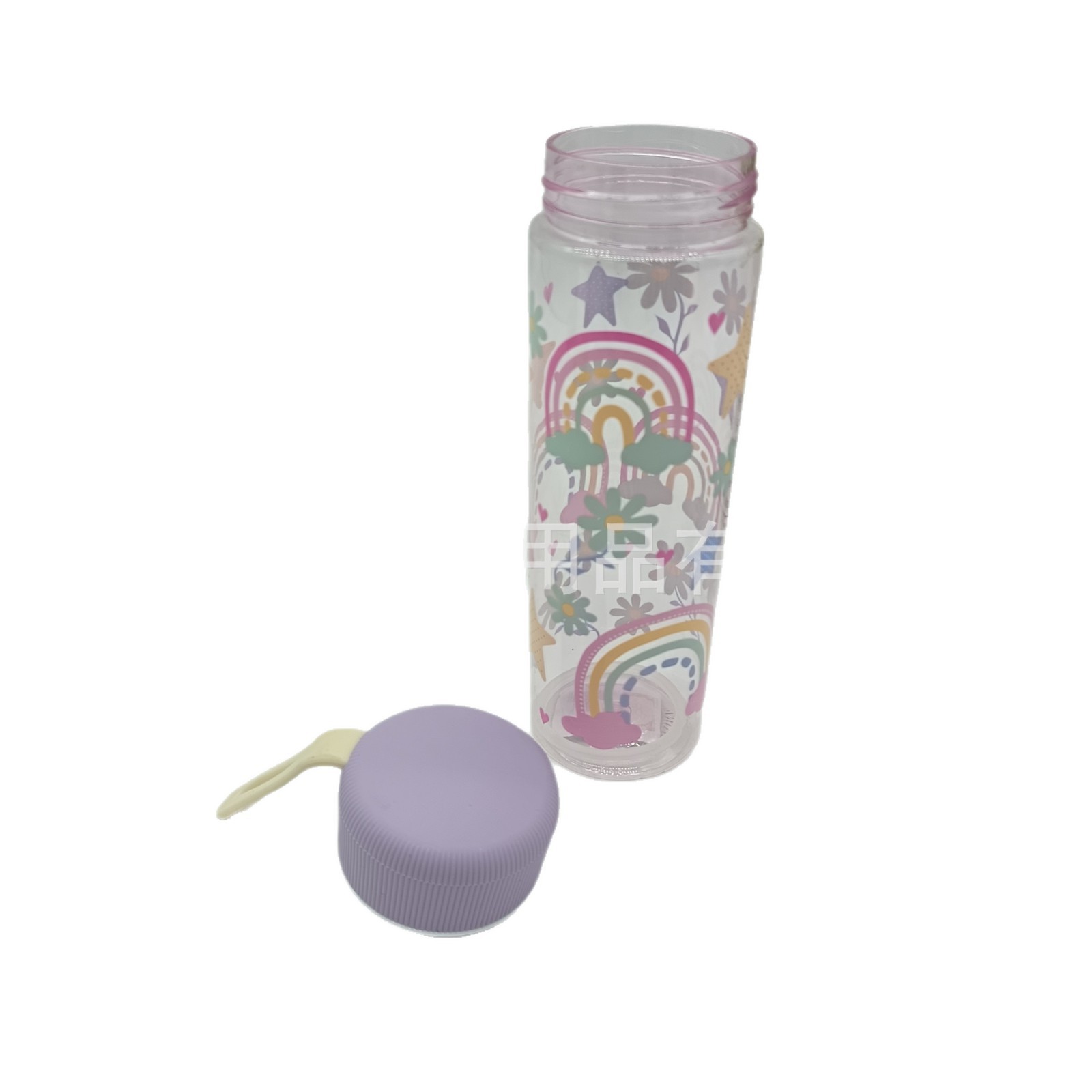 Amazon wholesale summer space cup with screw cap for direct drinking, cute and girlish water cup, portable sports water bottle Item Picture