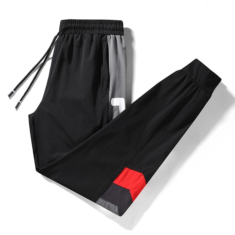 Ice Silk Pants, Men's Summer Thin Men's Casual Pants, Breathable And Tight-Fitting Loose Men's Pants, Quick-Drying Air-Conditioned Sportswear Pants, Trendy Specification drawing