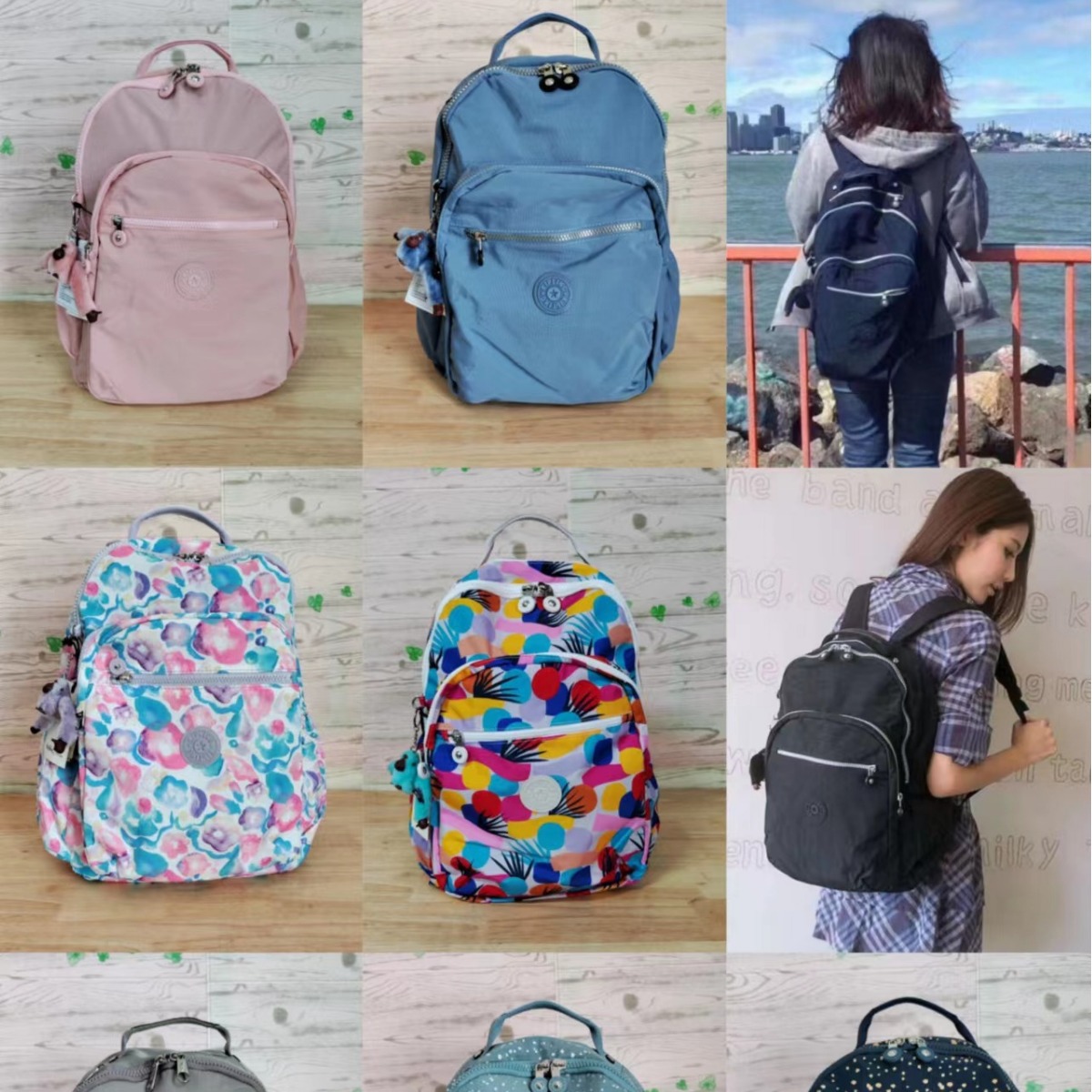k21305/k15015 mochila grande bolsa de computadora hombre y mujer mismo estilo bolsa de viaje de gran capacidad