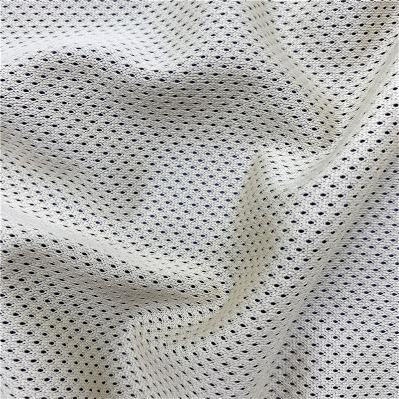Polyester Low Elastic Full Star Mesh Fabric Instant Dry Low Elastic Sportswear Lining Mesh Fabric Specification drawing