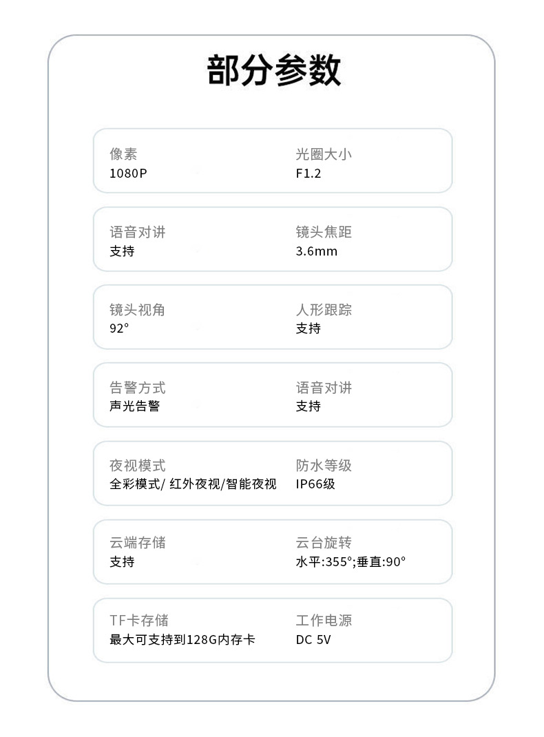 K30双目摄像头高清防水全景室外远程无线WiFi智能安防监控摄像机详情18