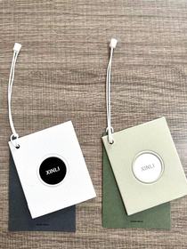 High-end clothing cowboy tag set special paper card high process standard sign to make clothes tag personality