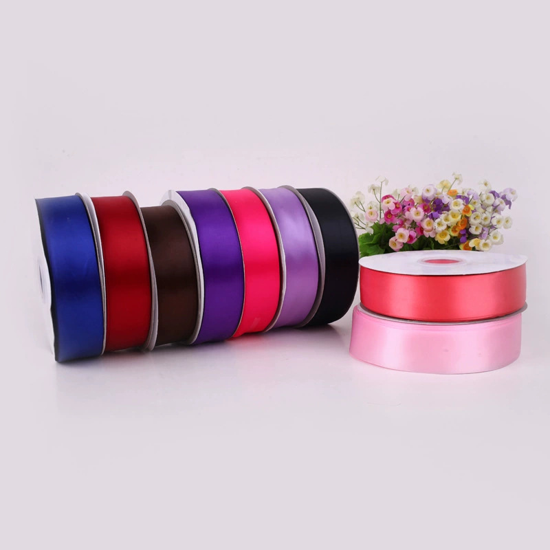 20MM涤纶带加密带彩带粉红丝带绸带婚庆装饰鲜花礼品包装扎带批发