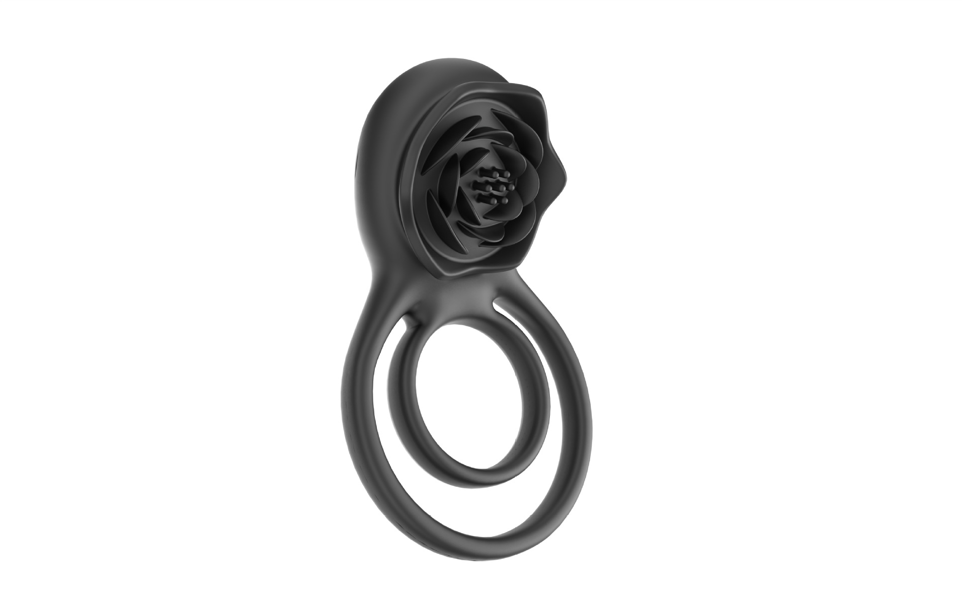 Best-selling rose lock essence ring, a male-female resonance masturbation and sex toy for adults Item Picture