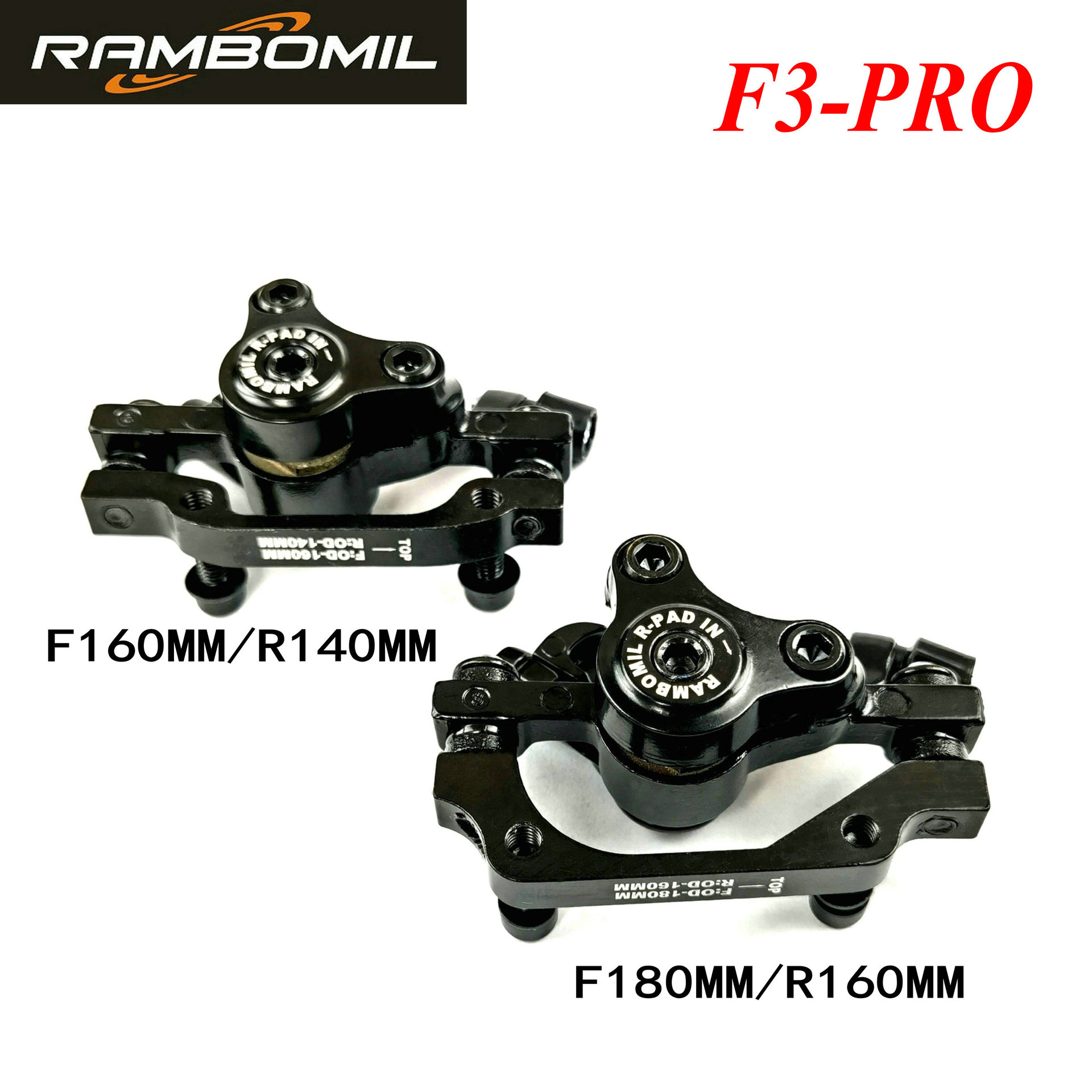 Rambo F3-Pro Brake Mountain Bike Disc Brake Wholesale Mechanical Disc Brake Bicycle Brake Disc Brake details Picture