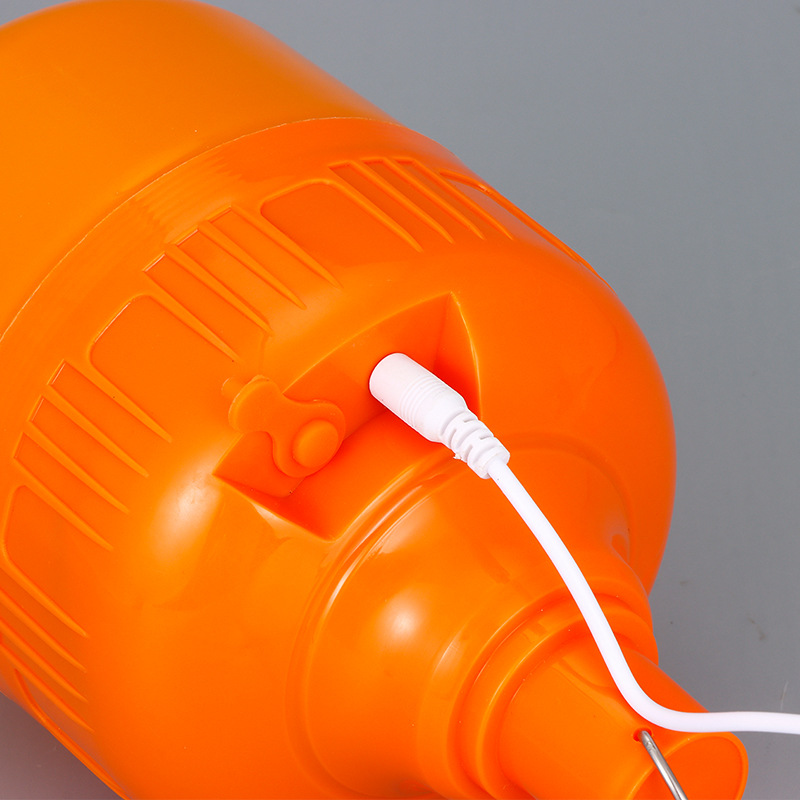LED solar rechargeable mosquito repellent warm orange light bulb, outdoor waterproof camping emergency household rechargeable bulb Specification image