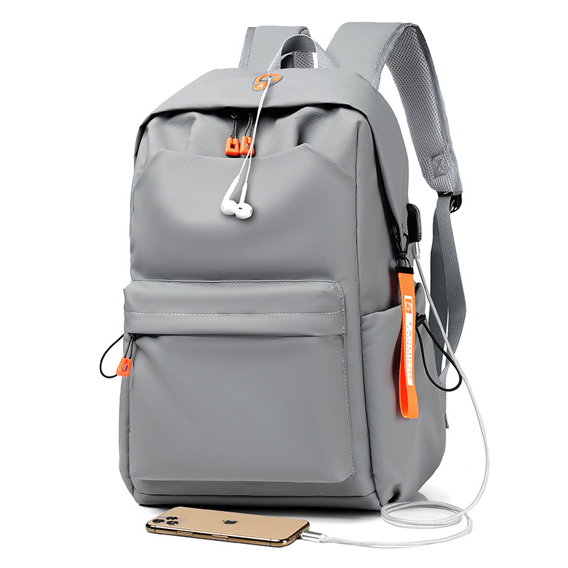 Backpack Men's Backpack Business Trip Leisure Computer Bag Waterproof Travel Bag Junior High School College Student Bag Item Picture