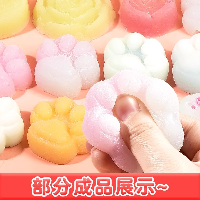 Kneyolo Silicone Mold Complete Cat's Paw Waffle Crystal Drop Glue Ab Glue Handmade Diy Material Food Play Mold details Picture