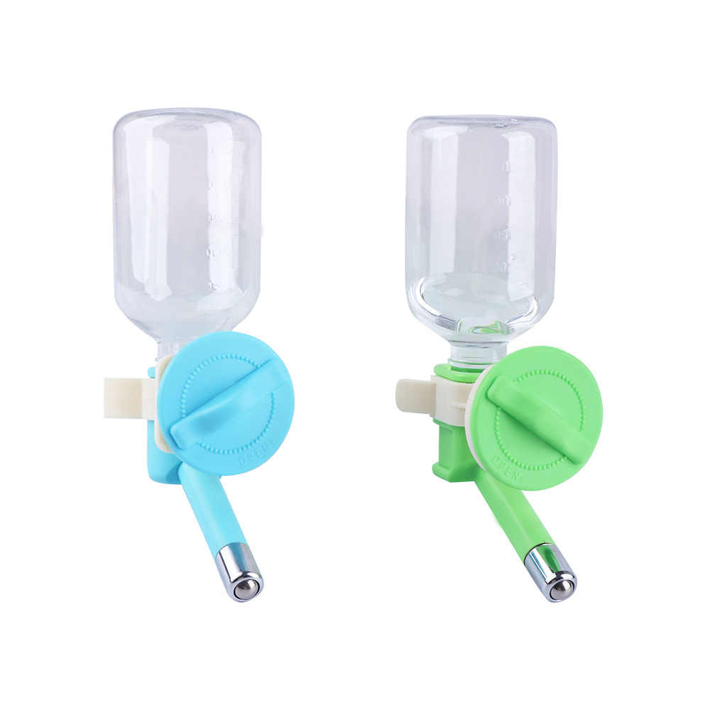 Pet supplies Amazon new cage hanging pet water bottle 200ml dog rabbit drinking water wholesale