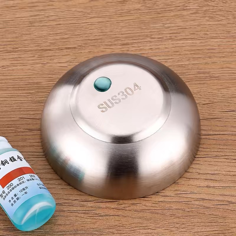 Korean-style golden cooking small bowl, 304 stainless steel cold dish tableware, kimchi rice bowl, dipping sauce, hot pot seasoning bowl Specification image