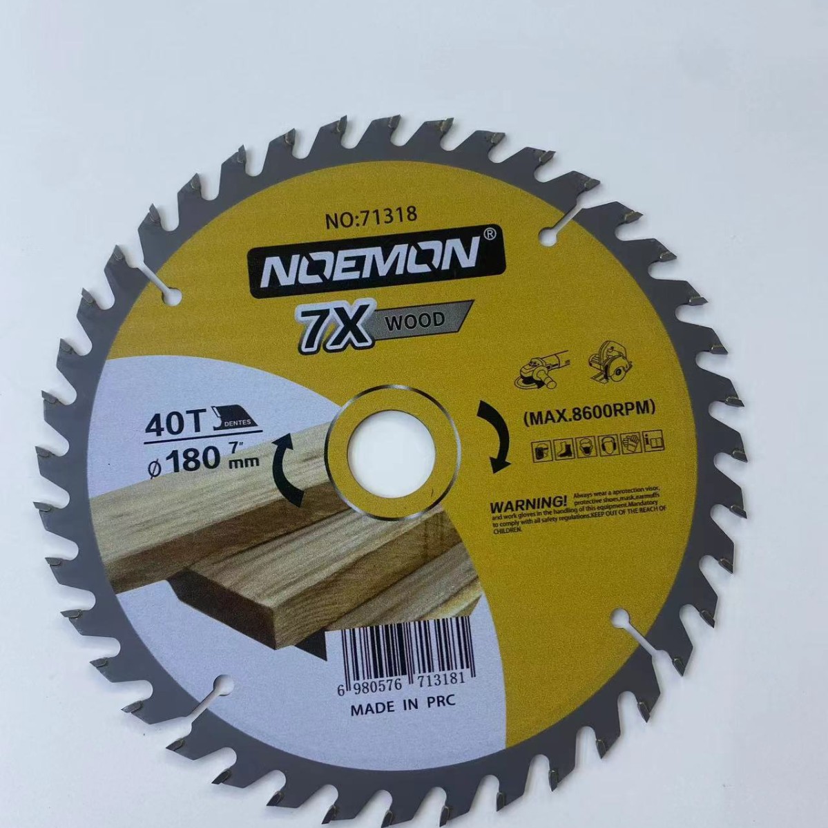 Nuomeng Hardware Woodworking Circular saw blades 9-inch 230mm*60T, exclusively for export Item Picture