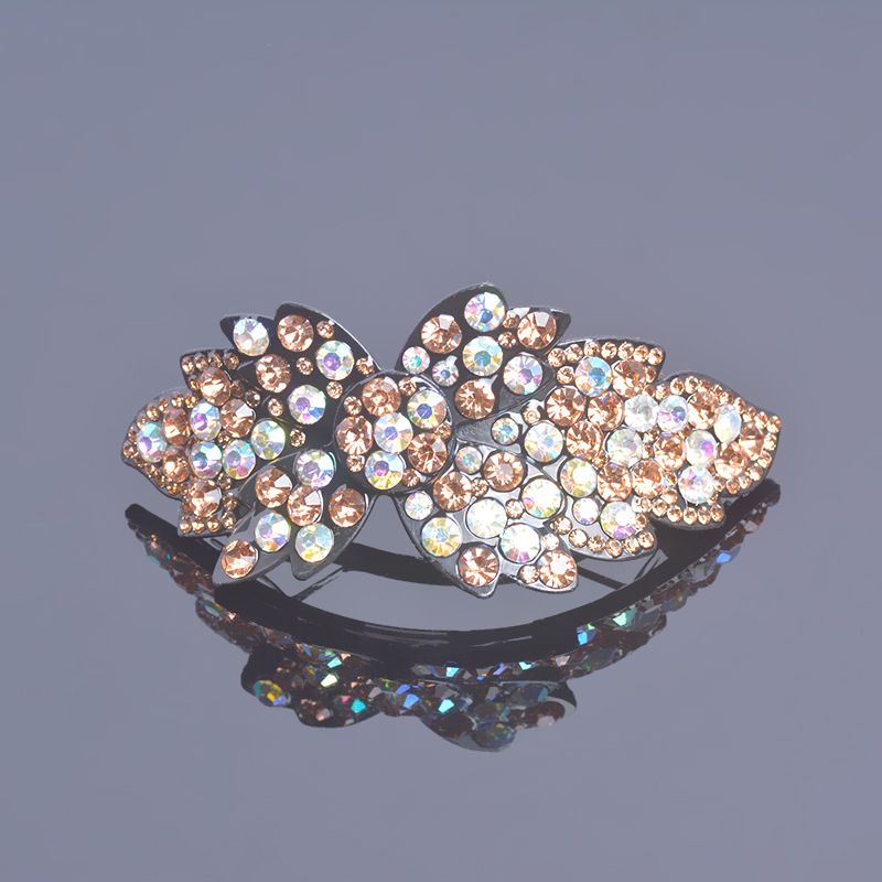New simple Korean-style hair clips, large spring clips for the back of the head, elegant and stylish, mom's top clip hair accessory details Picture