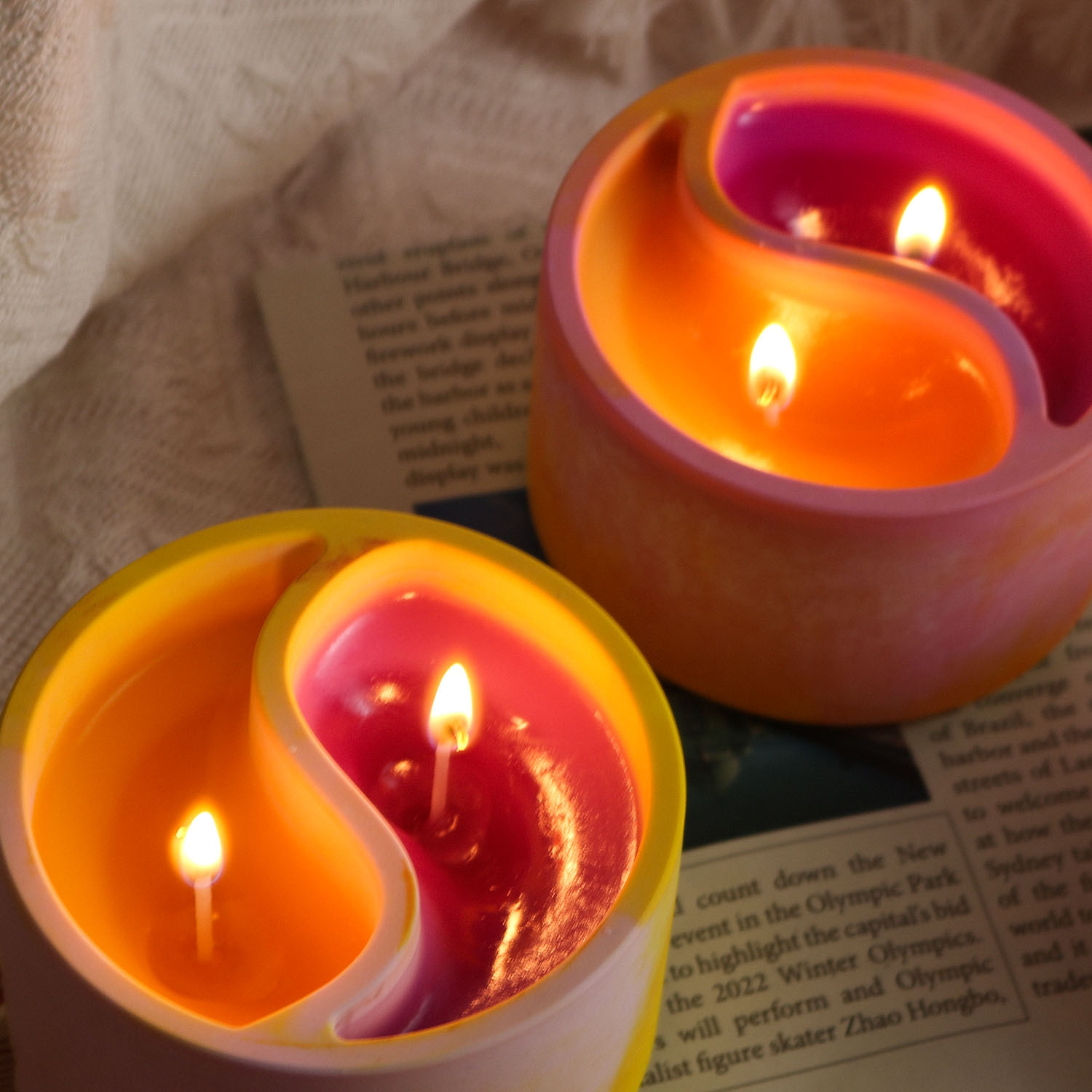diy resin mold Tai Chi storage box, silicone mold aromatherapy candle gift box, cross-border exclusive supply details Picture